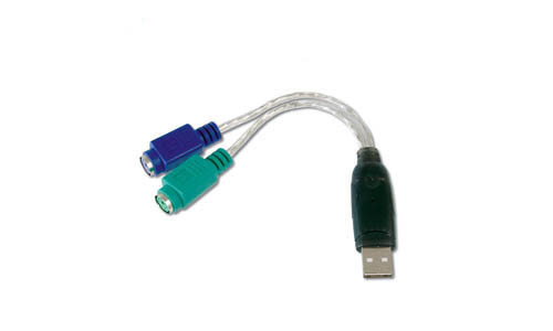 USB2PS2-5PK , AddOn Networks USB - PS/2 PS/2 cable 7.87" (0.2 m) 2x 6-p Mini-DIN USB A Multicolor