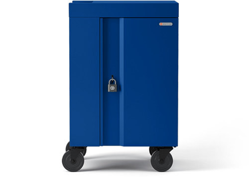 TVCM24USBC-RB , Bretford Cube Cart Mini Portable device management cart Blue