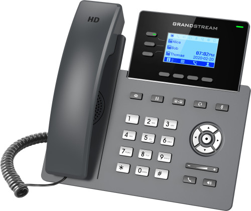 GRP2603 , Grandstream Networks GRP2603 IP phone Black 3 lines LCD