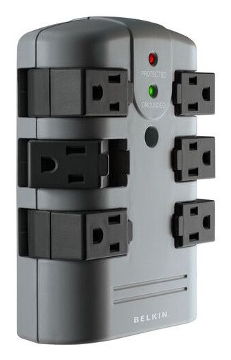 BP106000-5PK , Belkin BP106000 Gray 6 AC outlet(s) 120 V