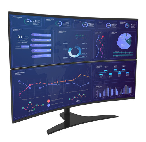 LCT650SD , Peerless LCT650SD monitor mount / stand 49" Black