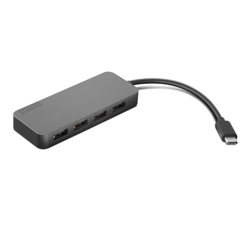 4X90X21427 , Lenovo 4X90X21427 interface hub USB 3.2 Gen 2 (3.1 Gen 2) Type-C 20000 Mbit/s Gray
