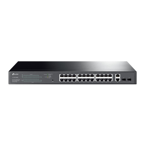 TL-SG1428PE , TP-Link TL-SG1428PE network switch Managed L2 Gigabit Ethernet (10/100/1000) Power over Ethernet (PoE) 1U Black