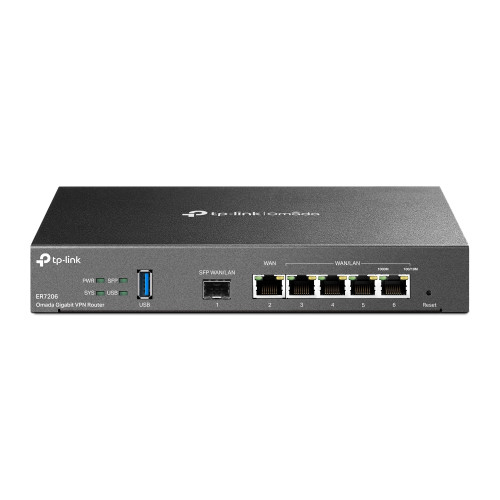 ER7206 , TP-Link Omada ER7206 wired router Gigabit Ethernet Black