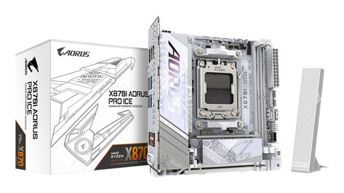 GIGABYTE X870I AORUS PRO ICE motherboard AMD X870 Socket AM5 Micro ITX , X870I AORUS PRO ICE