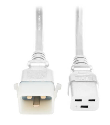 Eaton P036-E03-AWH-6 power cable White 35.4" (0.9 m) C20 coupler C19 coupler , P036-E03-AWH-6