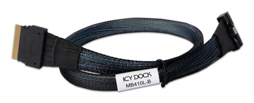 Icy Dock MB410L-B Serial Attached SCSI (SAS) cable 19.7" (0.5 m) Black , MB410L-B