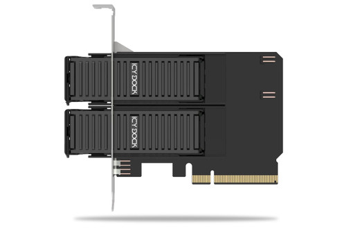 Icy Dock MB312M4P-B interface cards/adapter M.2, PCIe , MB312M4P-B