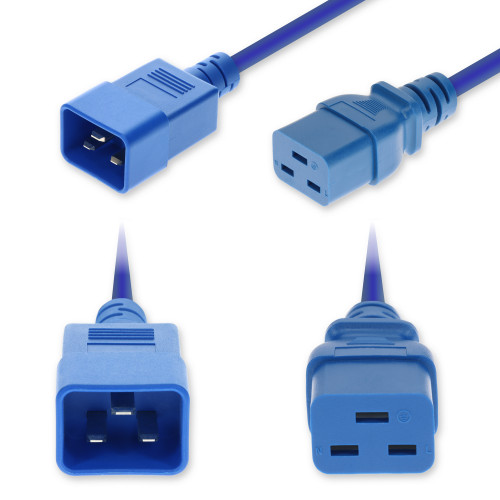 AddOn Networks ADD-C202C19C12G3FBE power cable Blue 35.4" (0.9 m) IEC C20 IEC C19 , ADD-C202C19C12G3FBE