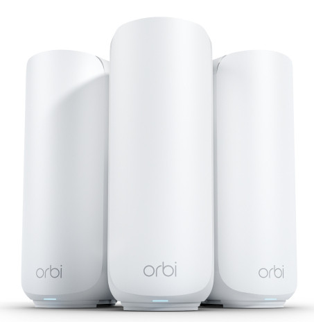 NETGEAR Orbi 370 Dual-band (2.4 GHz / 5 GHz) Wi-Fi 7 (802.11be) White 2 Internal - RBE373-100NAS , RBE373-100NAS