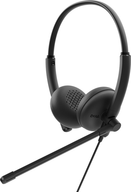DELL WH125 Headset Wired Head-band Office/Call center USB Type-A Black - WH125-DWW , WH125-DWW