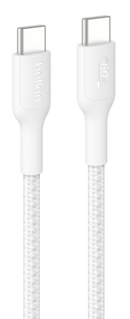 Belkin CAB024FQ1MWH USB cable USB 2.0 39.4" (1 m) USB C White , CAB024FQ1MWH