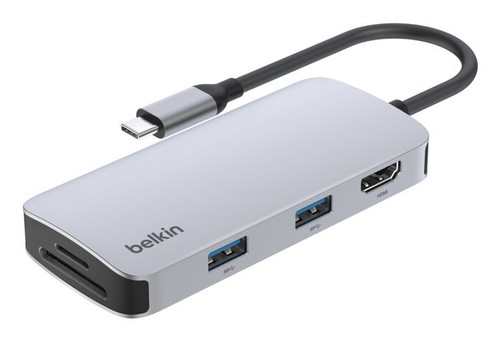 Belkin Connect USB Type-C 5000 Mbit/s Gray - AVC007fqSGY-V2 , AVC007fqSGY-V2