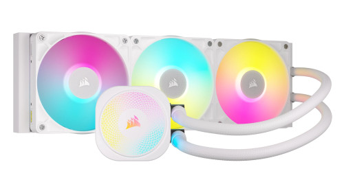Corsair iCUE LINK TITAN RX RGB Processor All-in-one liquid cooler 4.72" (12 cm) White 1 pc(s) - CW-9061021-WW , CW-9061021-WW