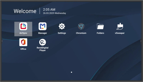 Viewsonic CDE4331-1C signage display Digital signage flat panel 43" LCD Wi-Fi 500 cd/m² 4K Ultra HD Black Built-in processor Android 14 24/7 , CDE4331