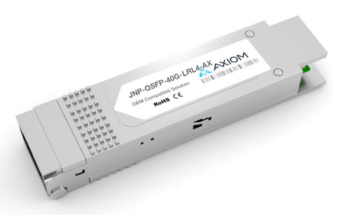 Axiom JNP-QSFP-40G-LRL4-AX network transceiver module Fiber optic 40000 Mbit/s QSFP+ , JNP-QSFP-40G-LRL4-AX