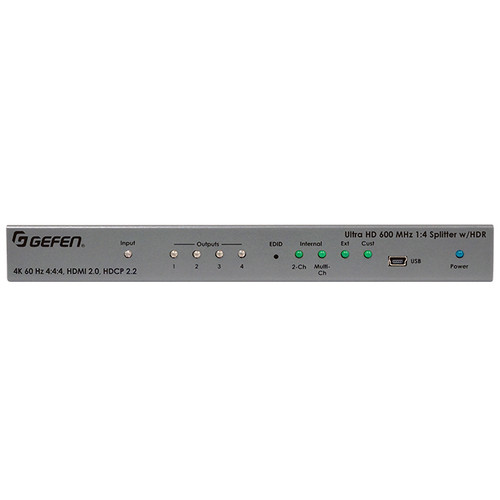 Gefen EXT-UHD600-14 video splitter HDMI 4x HDMI , EXT-UHD600-14