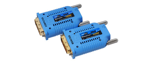Gefen EXT-DVI-FM1000 AV extender Blue , EXT-DVI-FM1000
