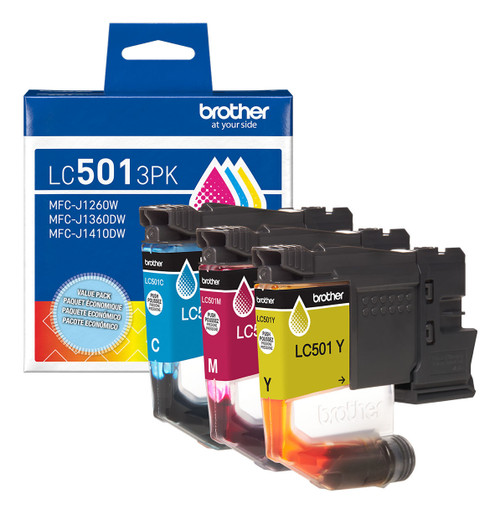 Brother LC5013PKS ink cartridge 3 pc(s) Original Standard Yield Cyan, Magenta, Yellow , LC5013PKS