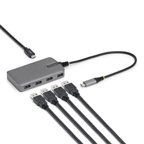 StarTech.com 5G4AC-USB-C-HUB interface hub USB 3.2 Gen 1 (3.1 Gen 1) Type-C 5000 Mbit/s Gray , 5G4AC-USB-C-HUB