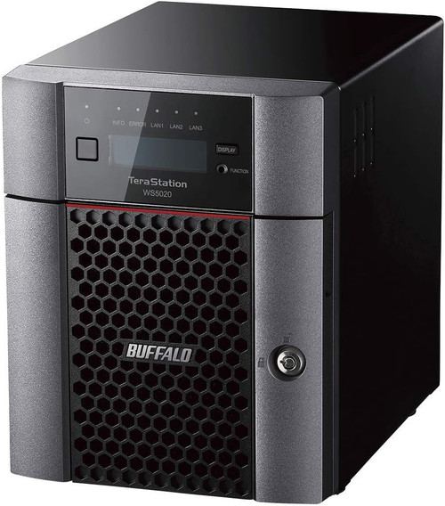 Buffalo TeraStation WS5420DN NAS Desktop Intel Atom C3338 8 GB DDR4 48 TB HDD Windows Server IoT 2025 Black - WS5420DN48W5 , WS5420DN48W5