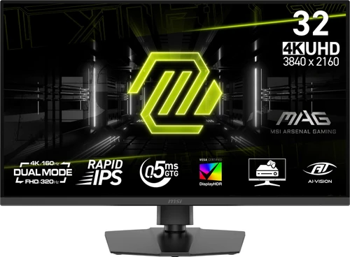 MSI MAG 322URDF E16 computer monitor 31.5" 3840 x 2160 pixels 4K Ultra HD Black - MAG322URDFE16 , MAG322URDFE16