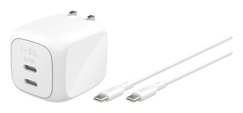 Belkin WCH019DQ1MWH-B6 mobile device charger Universal White AC Fast charging Indoor , WCH019DQ1MWH-B6