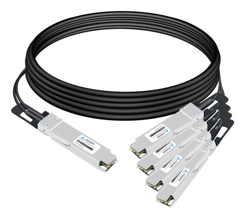 Axiom 980-9I75D-00N01A-AX InfiniBand/fibre optic cable 59.1" (1.5 m) OSFP 4x QSFP112 DAC Black, Metallic , 980-9I75D-00N01A-AX