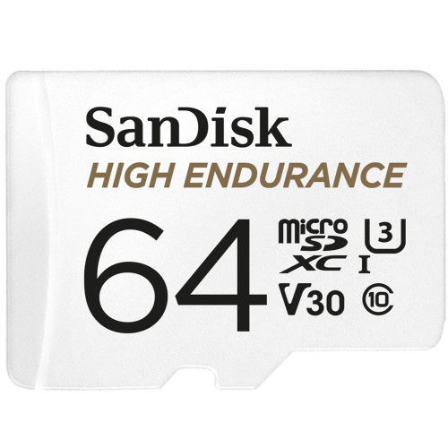 SanDisk High Endurance 64 GB MicroSDXC UHS-I Class 10 - SDSQQNR-064G-GN6IA , SDSQQNR-064G-GN6IA
