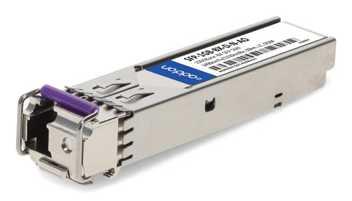 AddOn Networks SFP-1GB-BX-D-N-AO network transceiver module Fiber optic 1000 Mbit/s , SFP-1GB-BX-D-N-AO