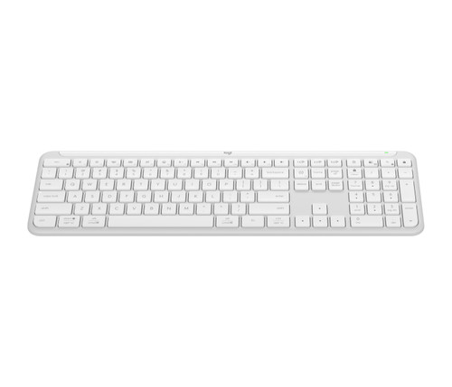 Logitech Signature Slim K950 keyboard Office RF Wireless + Bluetooth QWERTY English White - 920-012429 , 920-012429
