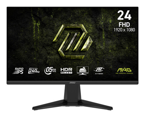 MSI MAG 245F X24 computer monitor 23.8" 1920 x 1080 pixels Full HD LCD Black - MAG245FX24 , MAG245FX24