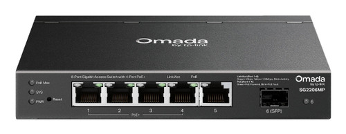 TP-Link Omada SG2206MP network switch L2 Gigabit Ethernet (10/100/1000) Power over Ethernet (PoE) , SG2206MP