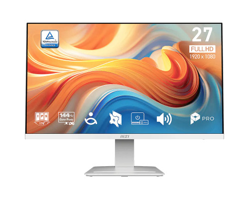 MSI Pro MP273W E14A computer monitor 27" 1920 x 1080 pixels Full HD LCD White - PROMP273WE14A , PROMP273WE14A