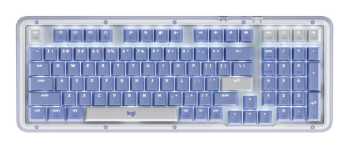 Logitech Alto Keys K98M keyboard Universal RF Wireless + Bluetooth QWERTY US English Lilac - 920-013577 , 920-013577
