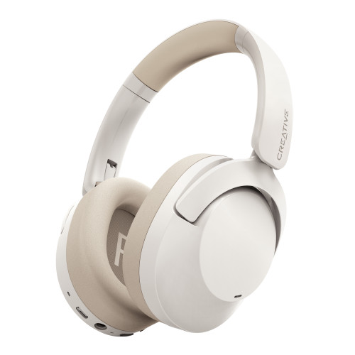 Creative Labs Zen Hybrid 2 Headset Wired & Wireless Head-band Calls/Music USB Type-C Bluetooth Cream - 51EF1140AA000 , 51EF1140AA000
