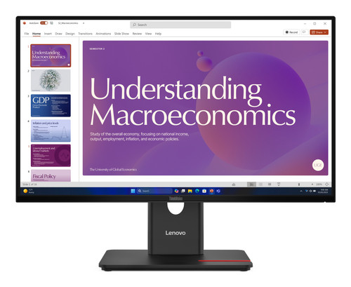 Lenovo ThinkVision T24D-40 computer monitor 23.8" 1920 x 1080 pixels Full HD LCD Black - 64B9GAR1UZ , 64B9GAR1UZ