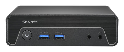 Shuttle Nano PC NE10N 0.6L sized PC Black N100 Intel SoC , NE10N
