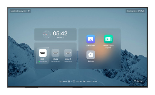 Yealink MeetingDisplay 86'' 65" IPS 3840 x 2160 pixels - 1203692 , 1203692
