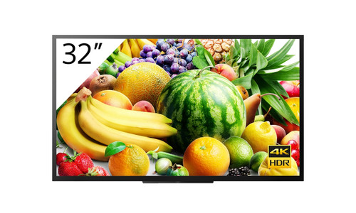 Sony FW-32BZ30J signage display Digital signage flat panel 32" VA Wi-Fi 300 cd/m² 4K Ultra HD Black Android 10 24/7 - FW32BZ30J , FW32BZ30J