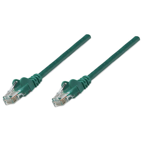 Intellinet IEC-C6-GR-75 networking cable Green 885.8" (22.5 m) Cat6a U/UTP (UTP) - 740326 , 740326