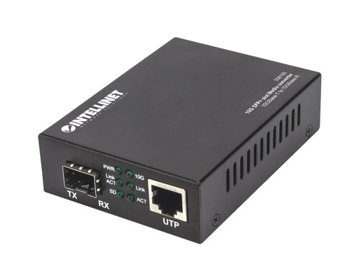 Intellinet 508193 network media converter 10000 Mbit/s Black , 508193
