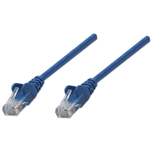 Intellinet IEC-C6-BL-75 networking cable Blue 885.8" (22.5 m) Cat6a U/UTP (UTP) - 740319 , 740319