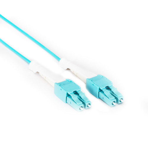 Black Box EFNT410-005M-LCLC InfiniBand/fibre optic cable 196.9" (5 m) LC OFNR Aqua color , EFNT410-005M-LCLC