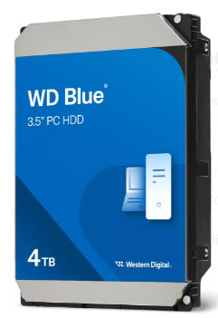 Western Digital WD Blue 3.5-Inch PC HDD internal hard drive 4 TB 5400 RPM 128 MB 3.5" Serial ATA III - WD40EZZX , WD40EZZX