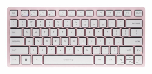 CHERRY KW 7100 MINI BT keyboard Universal Bluetooth QWERTY US English Pink, White - JK-7100US-19 , JK-7100US-19