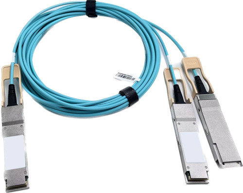 eNet Components MFS1S50-H010V-ENC InfiniBand/fibre optic cable 393.7" (10 m) QSFP56 2x QSFP56 AOC Aqua color , MFS1S50-H010V-ENC