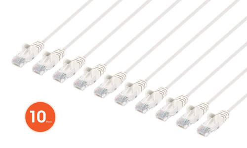 Intellinet 744577 networking cable White 11.8" (0.3 m) Cat6 U/UTP (UTP) , 744577