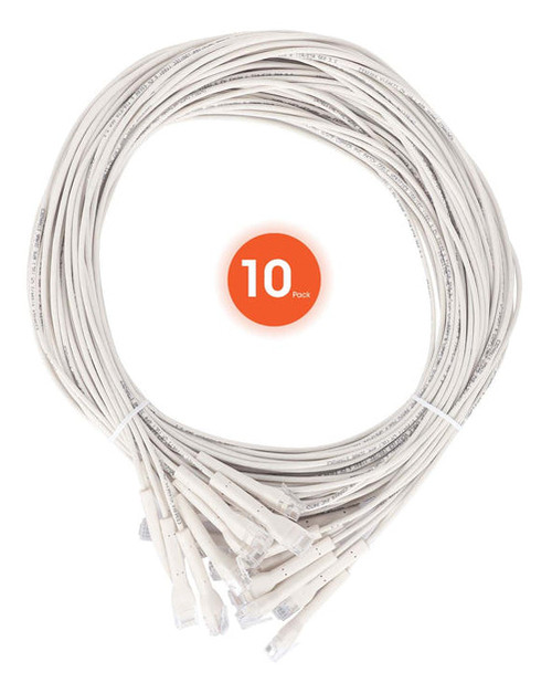 Intellinet 745284 networking cable White 11.8" (0.3 m) Cat6 U/UTP (UTP) , 745284