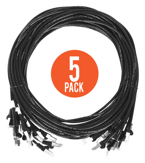 Intellinet 745055 networking cable Black 295.3" (7.5 m) Cat6 U/UTP (UTP) , 745055